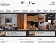 Tablet Screenshot of hotelplaza.ro
