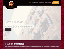 Tablet Screenshot of hotelplaza.com.mx